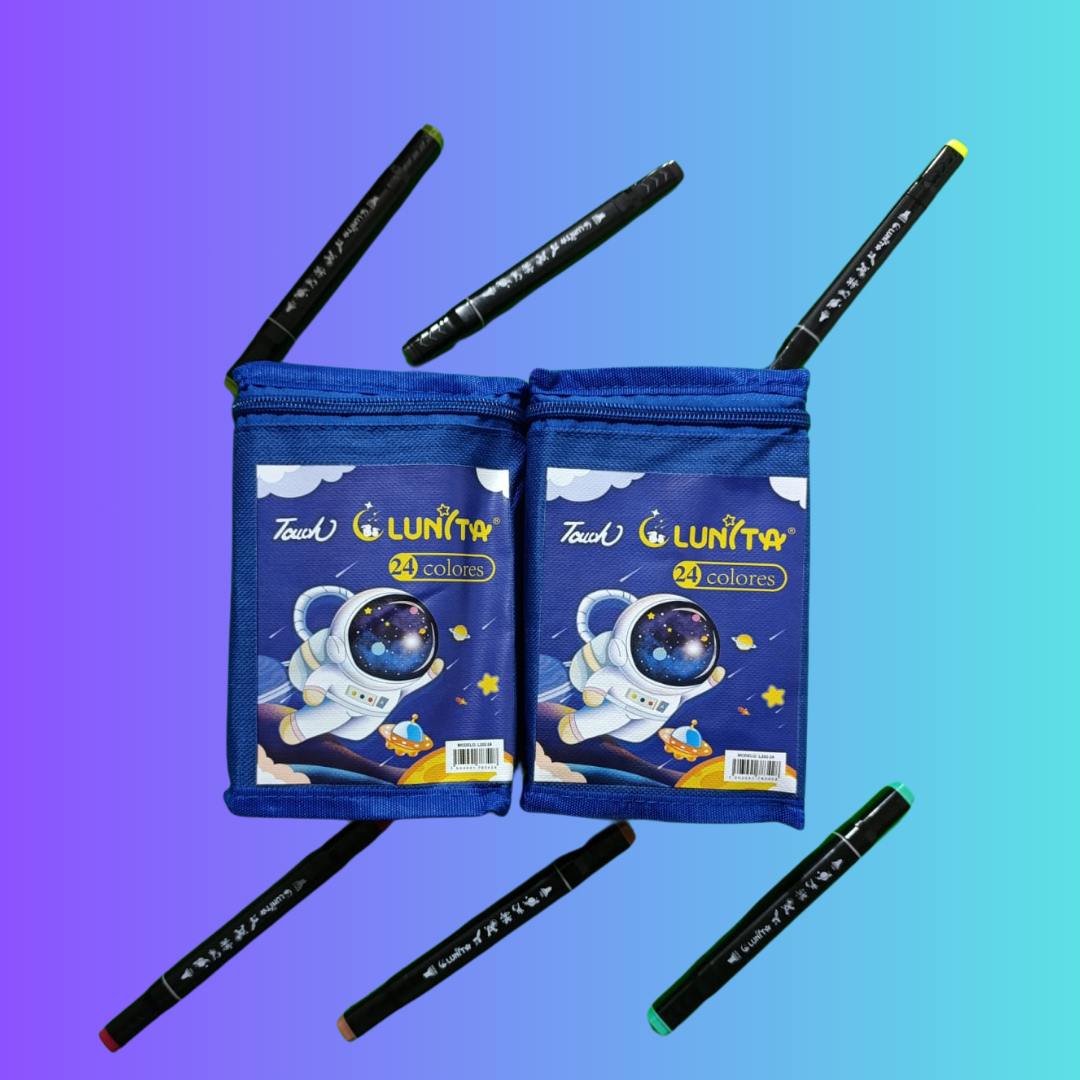 Plumones touch 24 pz