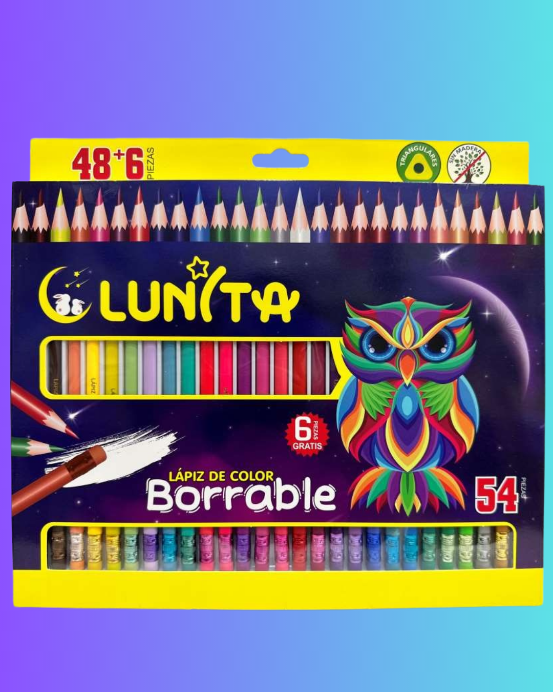 Borrables 54 colores