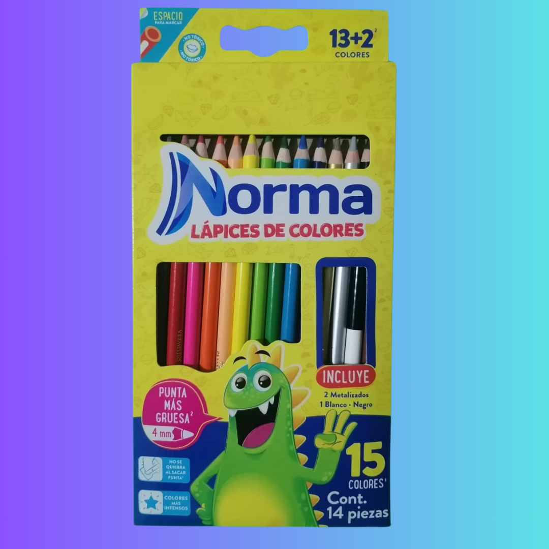 Colores Norma 15 pzas